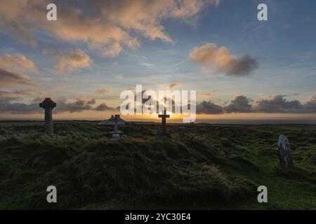 Lundy Island im Bistol Channel Stockfoto