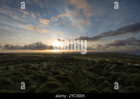 Lundy Island im Bistol Channel Stockfoto