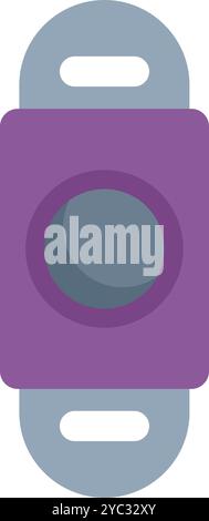 Moderne Action-Kamera mit Montagehalterungen für die Aufnahme aufregender Perspektiven Stock Vektor