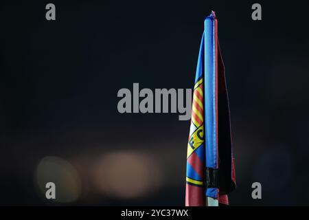 Barcelona, Spanien. Oktober 2024. Beim Spiel La Liga EA Sports zwischen dem FC Barcelona und Sevilla FC spielte der FC Barcelona am 20. Oktober 2024 im Lluis Companys Stadion in Barcelona, Spanien. (Foto: Bagu Blanco/PRESSINPHOTO) Credit: PRESSINPHOTO SPORTS AGENCY/Alamy Live News Stockfoto