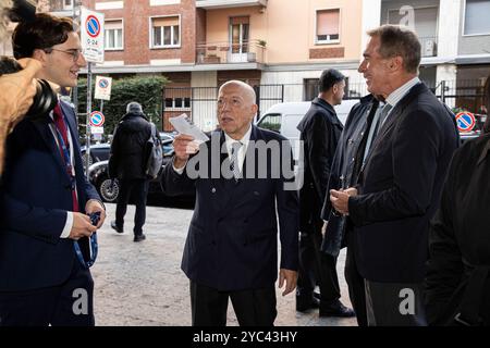 Mailand, Italien. Oktober 2024. Nella foto Fedele ConfalonieriMilano - Italia - Cronaca Luned&#xec;, 21 Ottobre, 2024 (Foto di Marco Ottico/Lapresse) Assolombarda Generalversammlung 2024 Mailand, Italien - Nachrichten Montag, 21. Oktober 2024 (Foto: Marco Ottico/Lapresse) Credit: LaPresse/Alamy Live News Stockfoto