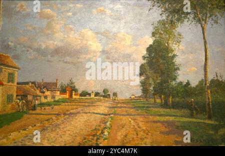 Route de Versailles Roquencourt 1871 Camille Pissarro Stockfoto