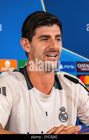 Madrid, Spanien. Oktober 2024. 21.10.2024, Pressekonferenz vor Real Madrid gegen Borussia Dortmund, UEFA Champions League, 3. Spieltag Credit: dpa/Alamy Live News Stockfoto