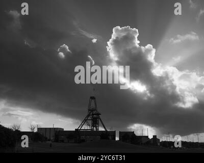 HEARTLANDS POOL CAMBORNE WELTKULTURERBE Stockfoto