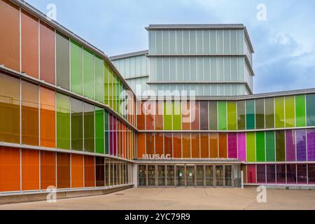 MUSAC Museum für zeitgenössische Kunst, León, Kastilien und León, Spanien Stockfoto