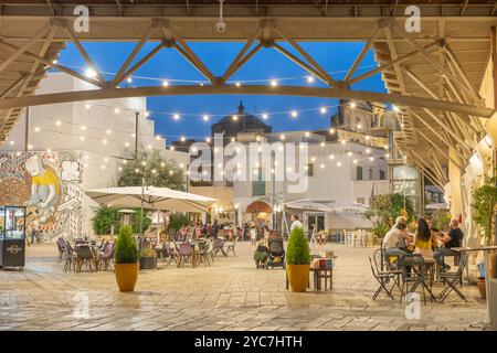 Piazza dei Commestibili, Mesagne, Brindisi, Salento, Apulien, Italien Stockfoto