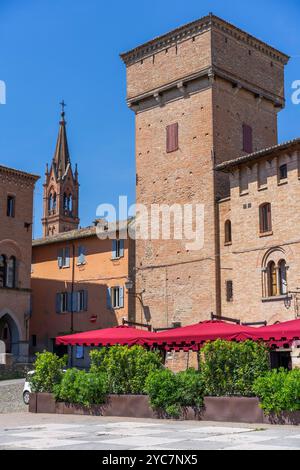 Gefängnisturm, Essigfabrik, Castelvetro di Modena, Modena, Emilia-Romagna, Italien Stockfoto