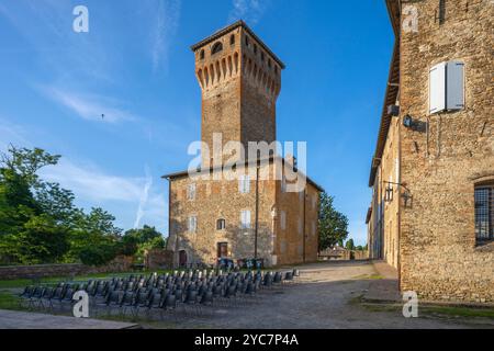 Schloss Levizzano Rangone, Levizzano, Castelvetro di Modena, Modena, Emilia-Romagna, Italien Stockfoto