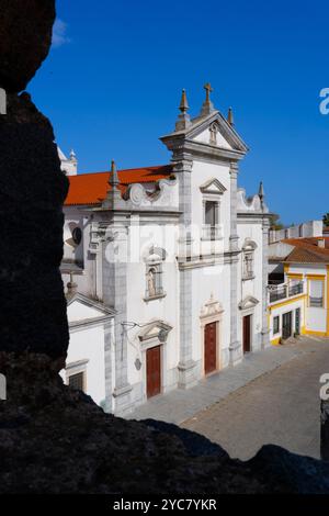 Pfarrkirche von São Tiago, Kathedrale von Beja, Kathedrale von Beja, Beja, Alentejo, Portugal Stockfoto