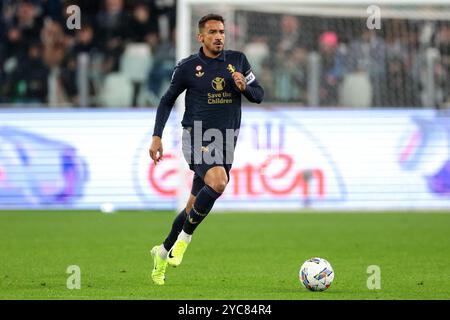 Turin, Italien. Oktober 2024. Danilo von Juventus während des Spiels der Serie A im Allianz-Stadion in Turin. Der Bildnachweis sollte lauten: Jonathan Moscrop/Sportimage Credit: Sportimage Ltd/Alamy Live News Stockfoto