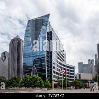 Das Hauptquartier der Hunt Oil Company, einem unabhängigen Ölproduzenten in Dallas, Texas, am 11. Mai 2014. Foto von Carol M. Highsmith. Stockfoto