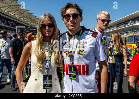 Austin, Texas, Usa, 20. Oktober 2024, Armand Duplantis, Olympiasieger beim Grand Prix Race Day 2024 in Austin, Texas, USA. Quelle: Michael Potts/Alamy Live News Stockfoto