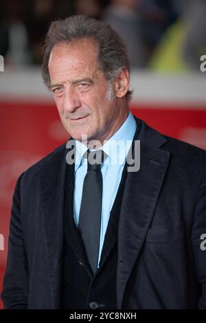 Rom, Italien. Oktober 2024. Der französische Schauspieler Vincent Lindon besucht den roten Teppich während des 19. Rom Film Festivals im Auditorium Parco Della Musica. (Kreditbild: © Gennaro Leonardi/Pacific Press via ZUMA Press Wire) NUR REDAKTIONELLE VERWENDUNG! Nicht für kommerzielle ZWECKE! Stockfoto