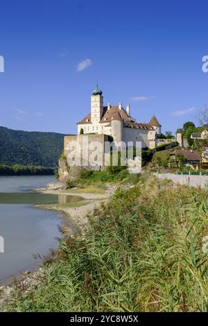 Schloss Schönbühel, an der Donau, Schönbühel-Aggsbach, Wachau, Niederösterreich, Österreich, Europa Stockfoto