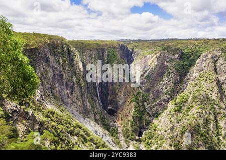 Wollomombi Falls ist ein Tauchwasserfall im Oxley Wild Rivers National Park am Waterfall Way, Hillgrove, NSW, Australien, Ozeanien Stockfoto