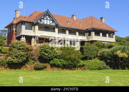 Das wunderschön restaurierte, denkmalgeschützte Caves House Hotel, Yallingup, WA, Australien, Ozeanien Stockfoto