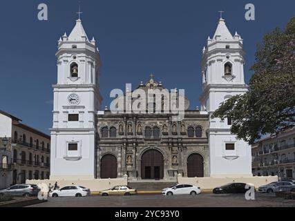 Kathedrale Basilika Metropolitana de santa maria la antigua sal felipe in der Altstadt panama viejo panama Stockfoto