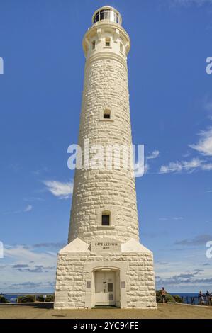 Cape Leeuwin Lighthouse ist Australiens höchster Leuchtturm auf dem Festland. Sie ist über 100 Jahre alt, arbeitet aber immer noch, Augusta, WA, Australien, Ozeanien Stockfoto