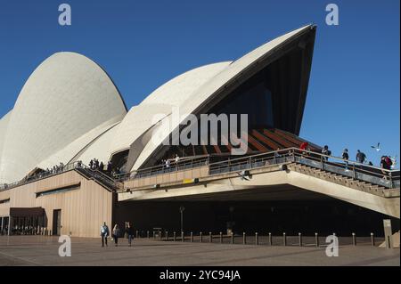 06.05.2018, Sydney, New South Wales, Australien, Blick auf das Sydney Opera House am Bennelong Point, Ozeanien Stockfoto