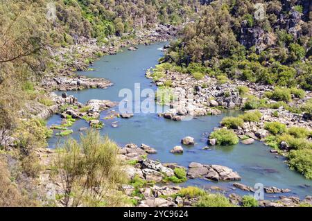 Oberer Teil des South Esk River in der Cataract Gorge, Launceston, Tasmanien, Australien, Ozeanien Stockfoto