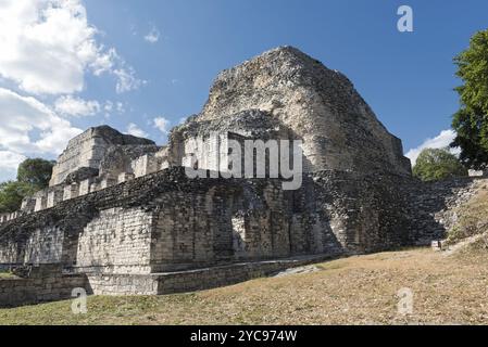 Die Ruinen der alten maya-Stadt Hormiguero, campeche, Mexiko, Mittelamerika Stockfoto