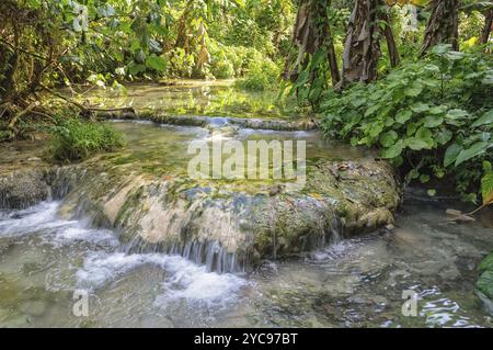 Kristallklares Wasser von Mele Creek, Port Vila, Efate Island, Vanuatu, Ozeanien Stockfoto