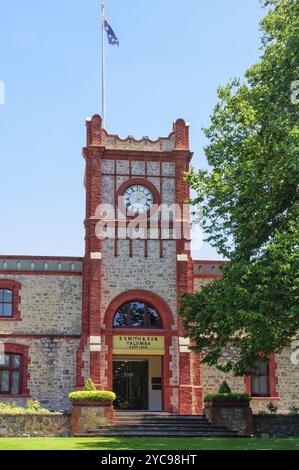 Die Yalumba Winery im Barossa Valley ist Australiens ältestes familiengeführtes Weingut heute, Angaston, SA, Australien, Ozeanien Stockfoto