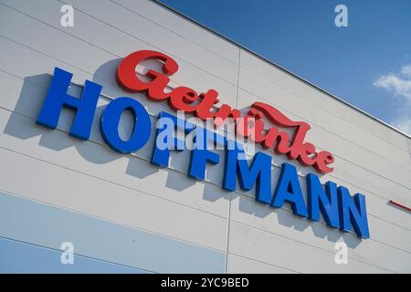 Logo der Firma Getränke Hoffmann, Berlin, Deutschland, Logo Fa. Getränke Hoffmann, Deutschland Stockfoto
