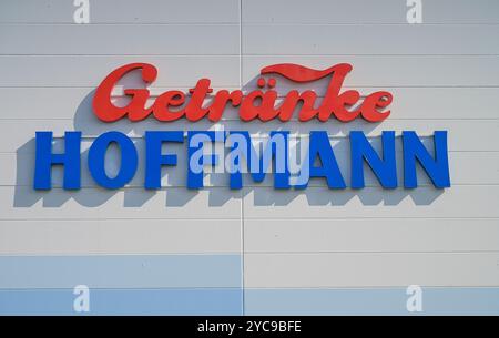 Logo der Firma Getränke Hoffmann, Berlin, Deutschland, Logo Fa. Getränke Hoffmann, Deutschland Stockfoto
