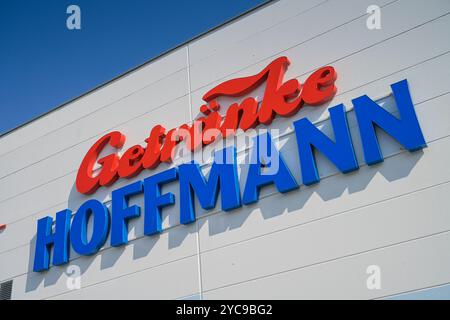 Logo der Firma Getränke Hoffmann, Berlin, Deutschland, Logo Fa. Getränke Hoffmann, Deutschland Stockfoto