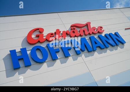 Logo der Firma Getränke Hoffmann, Berlin, Deutschland, Logo Fa. Getränke Hoffmann, Deutschland Stockfoto