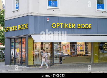 Optiker Bode, Berliner Straße, Tegel, Reinickendorf, Berlin, Deutschland Stockfoto