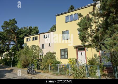 Wohnhaus in der Waldsiedlung Zehlendorf Onkel Toms Hütte, Architekt Bruno Taut, am Hegewinkel, Steglitz-Zehlendorf, Berlin, Deutschland, Woh Stockfoto
