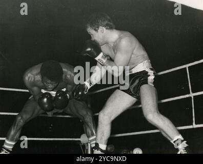 US-amerikanischer Boxer Emile Griffith und British Dave Charnley, London 1964 Stockfoto