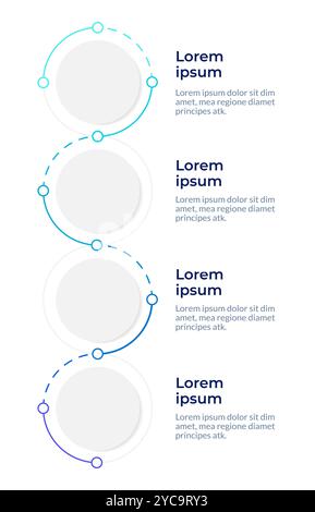 Design-Vorlage für Technologie-Infografiken Stock Vektor