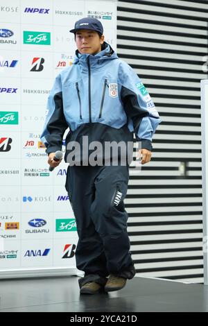 Gen Fujii, 22. OKTOBER 2024: 2024/2025 SNOW Japan Press Conference in Tokio, Japan. (Foto: Yohei Osada/AFLO SPORT) Stockfoto