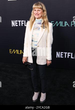 Hollywood, Usa. Oktober 2024. HOLLYWOOD, LOS ANGELES, KALIFORNIEN, USA - 21. OKTOBER: Catherine Hardwicke kommt zur Los Angeles Premiere von Netflix 'Emilia Perez', die am 21. Oktober 2024 im ägyptischen Theater Hollywood in Hollywood, Los Angeles, Kalifornien, USA stattfindet. (Foto: Xavier Collin/Image Press Agency) Credit: Image Press Agency/Alamy Live News Stockfoto