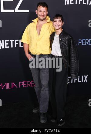 Hollywood, Usa. Oktober 2024. HOLLYWOOD, LOS ANGELES, KALIFORNIEN, USA - 21. OKTOBER: Sofia Boutella kommt zur Los Angeles Premiere von Netflix 'Emilia Perez', die am 21. Oktober 2024 im ägyptischen Theater Hollywood in Hollywood, Los Angeles, Kalifornien, USA stattfindet. (Foto: Xavier Collin/Image Press Agency) Credit: Image Press Agency/Alamy Live News Stockfoto