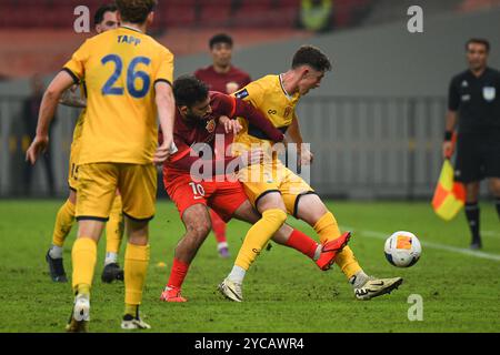 Shanghai, China. Oktober 2024. AFC Champions League Elite – SHANGHAI PORT FC(CHN) gegen CENTRAL COAST MARINERS (aus) im Pudong Football Stadium. Quelle: Meng Gao/Alamy Live News Stockfoto