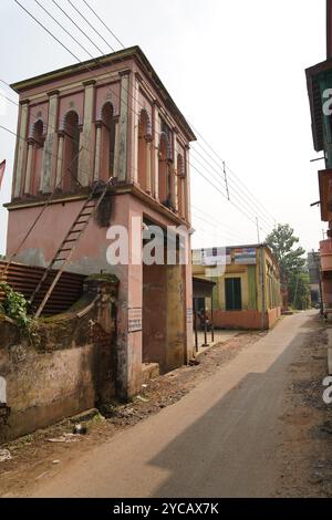 Nahabatkhana aus der Familie Nandi. Baidyapur, East Burdwan, West Bengalen, Indien. Stockfoto