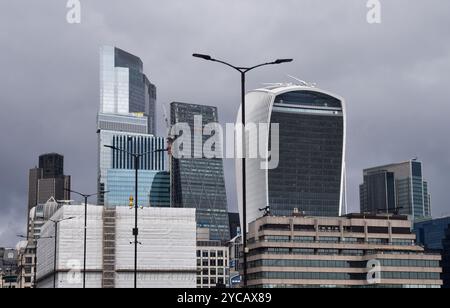 London, Großbritannien, 27. September 2024. Blick auf die Skyline der City of London, das Finanzviertel der Hauptstadt. Quelle: Vuk Valcic/Alamy Stockfoto