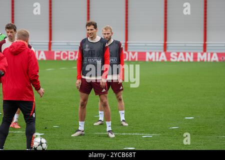 Abschlusstraining, FC Bayern München, Fussball, UEFA Champions League, 3. Spieltag, Saison 2024/2025, 22.10.2024, Foto: Eibner-Pressefoto/Jenni Maul Stockfoto