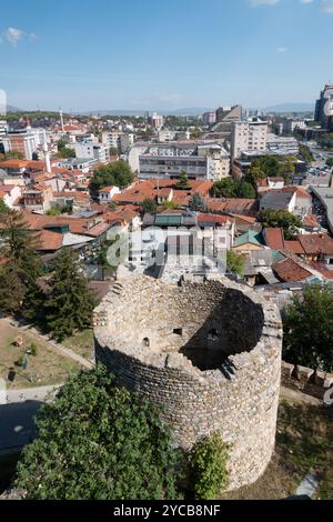 Festung Skopje (Kale), Skopje, Republik Nordmazedonien, Balkan. Stockfoto