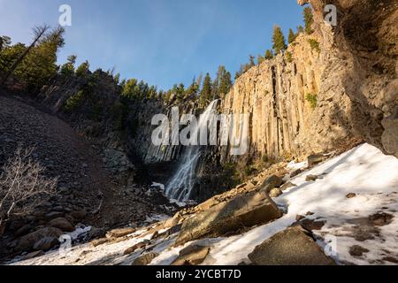 Palisade Falls in Montana Stockfoto