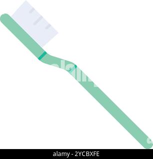 Vektorbild des Zahnbürstensymbols. Geeignet für mobile Anwendungen, Webanwendungen und Printmedien. Stock Vektor