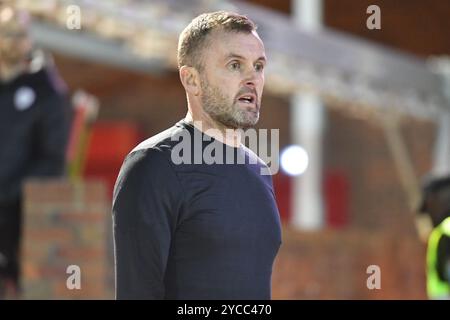 Barnsley, England. Oktober 2024. Nathan Jones vor dem Spiel der Sky Bet EFL League One zwischen Barnsley FC und Charlton Athletic im Oakwell Stadium. Kyle Andrews/Alamy Live News Stockfoto