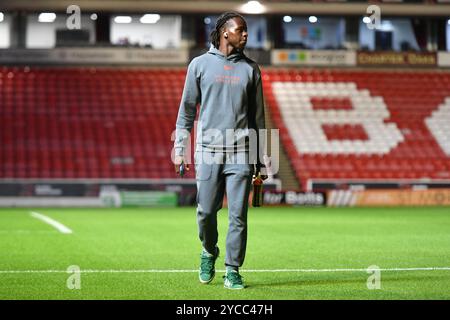 Barnsley, England. Oktober 2024. Karoy Anderson vor dem Spiel der Sky Bet EFL League One zwischen Barnsley FC und Charlton Athletic im Oakwell Stadium. Kyle Andrews/Alamy Live News Stockfoto