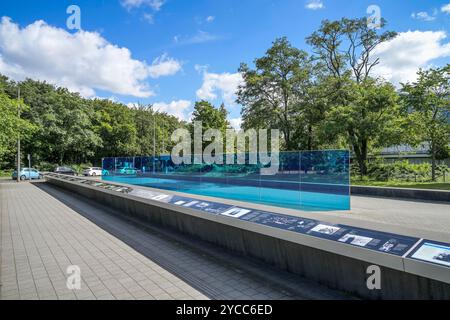 Mahnmal T4, Gedenk- und Informationsort für die Opfer der nationalsozialistischen Euthanasie-Morde, Tiergartenstraße 4, Tiergarten, Mitte, Berlin, Deu Stockfoto