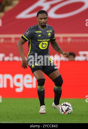 Monaco, Monaco. Oktober 2024. Alexsandro Ribeiro von LOSC Lille während des Ligue-1-Spiels in Stade Louis II, Monaco. Der Bildnachweis sollte lauten: Jonathan Moscrop/Sportimage Credit: Sportimage Ltd/Alamy Live News Stockfoto