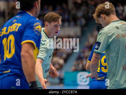 Gummersbach, Deutschland. Oktober 2024. Handball EHF European League, VfL Gummersbach - Fenix Toulouse, 22.10.2024 Credit: dpa/Alamy Live News Stockfoto